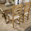 Ciro 1.5m-2m Extending Dining Table & Oak Set 4 Cross Back Chairs-4026350
