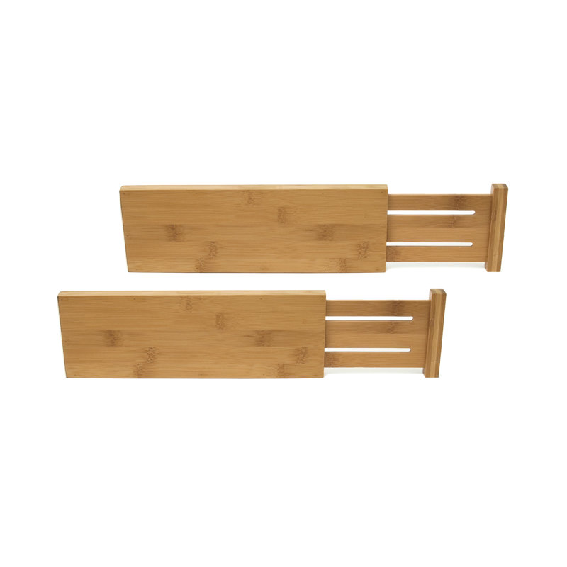 Adjustable 2 Piece Drawer Organizer Set