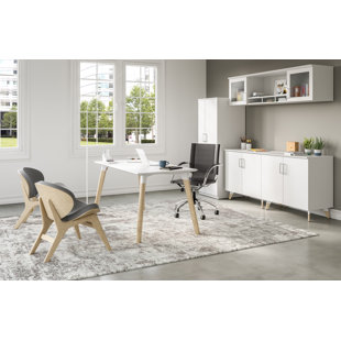 Ensemble de bureau rectangulaire 5 pièces Resi