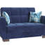 Causeuse convertible avec rangement en microfibre PrimeNest NimbusFlow Collection-689983612