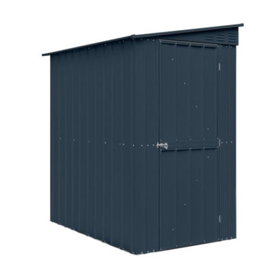 Salford 4 ft. W x 8 ft. D Metal Garden Shed
