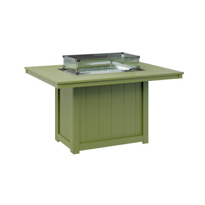 Foyer de table rectangulaire Thomas Kiwi Green 54 po