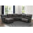 Volker Faux Leather Reclining Sectional Left Hand Facing-1562972969