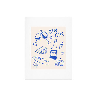 «Thespacehouse Wine and Cheese Cheers», reproduction d'art
