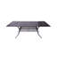6 repas d'extérieur avec coussins de style moderne - aluminium gris foncé + blanc élégant en aluminium toutes saisons, eau