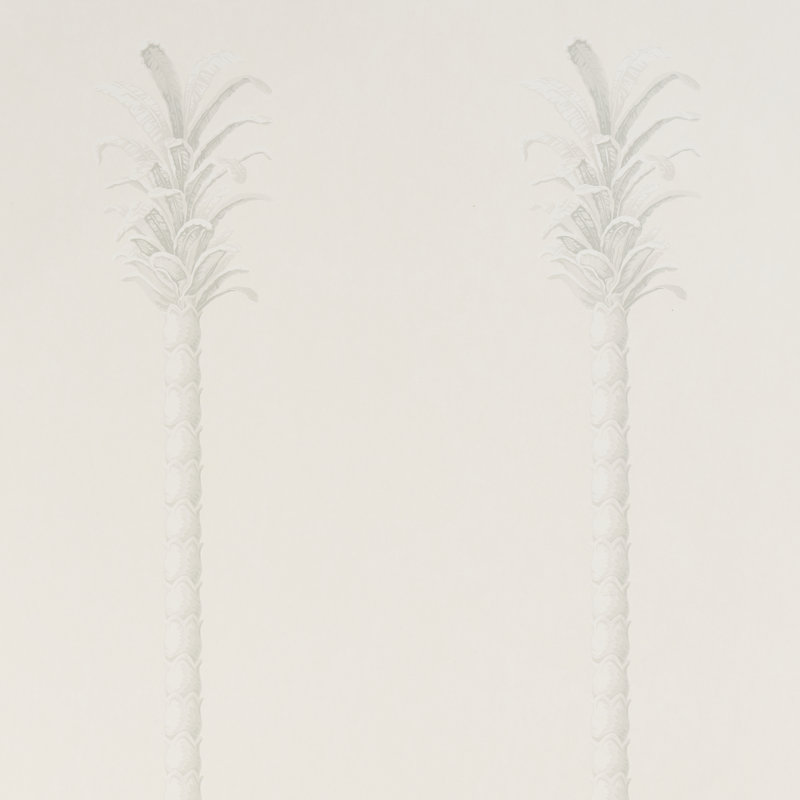 Schumacher x Miles Redd Villa Palm Panel, Cinnabar