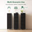 Classeur vertical verrouillable à 4 tiroirs sur roulettes en métal - Armoire verrouillable robuste pour la maison et le bureau, noir-750418548