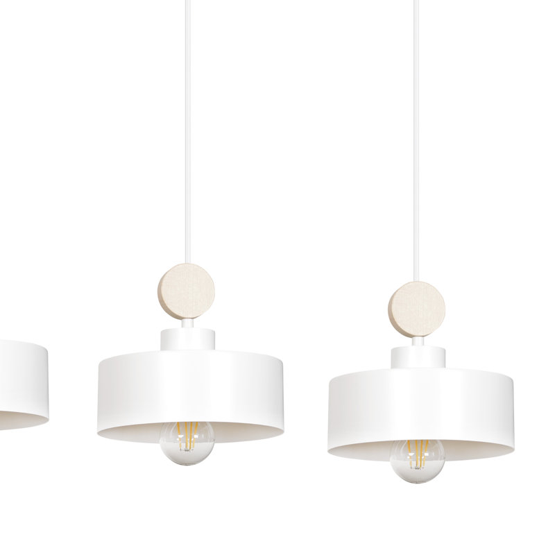 Anna-Lena 3 - Light Kitchen Island Pendant, White
