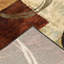 Tapis à motif abstrait brun / noir / beige Geovany-55069155