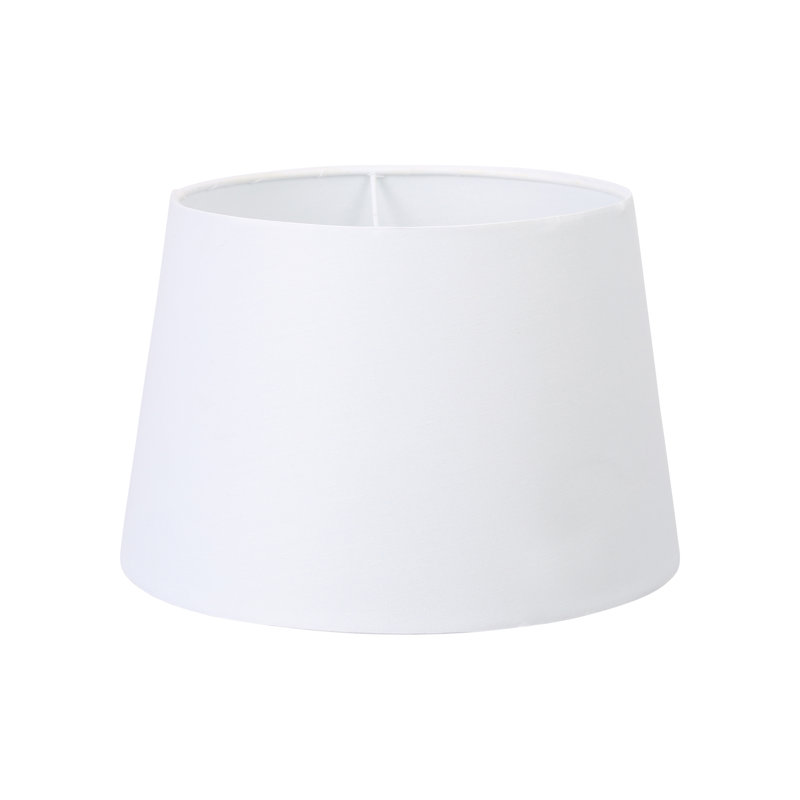 17.2cm H Cotton Blend Empire Lamp Shade ( Screw On ), Ivory