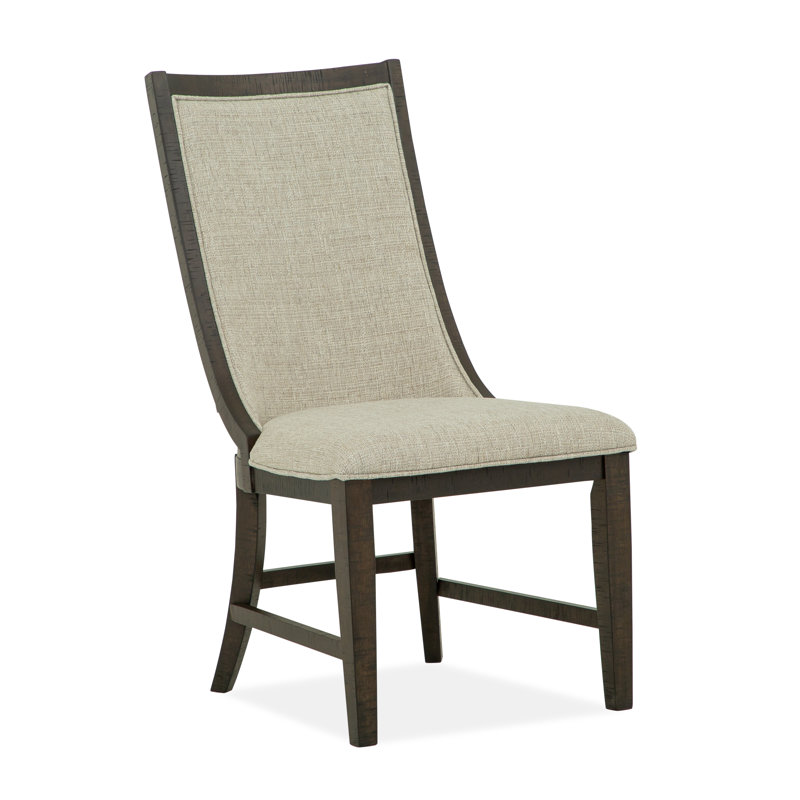 Upholstered Host Side Chair, Graphite