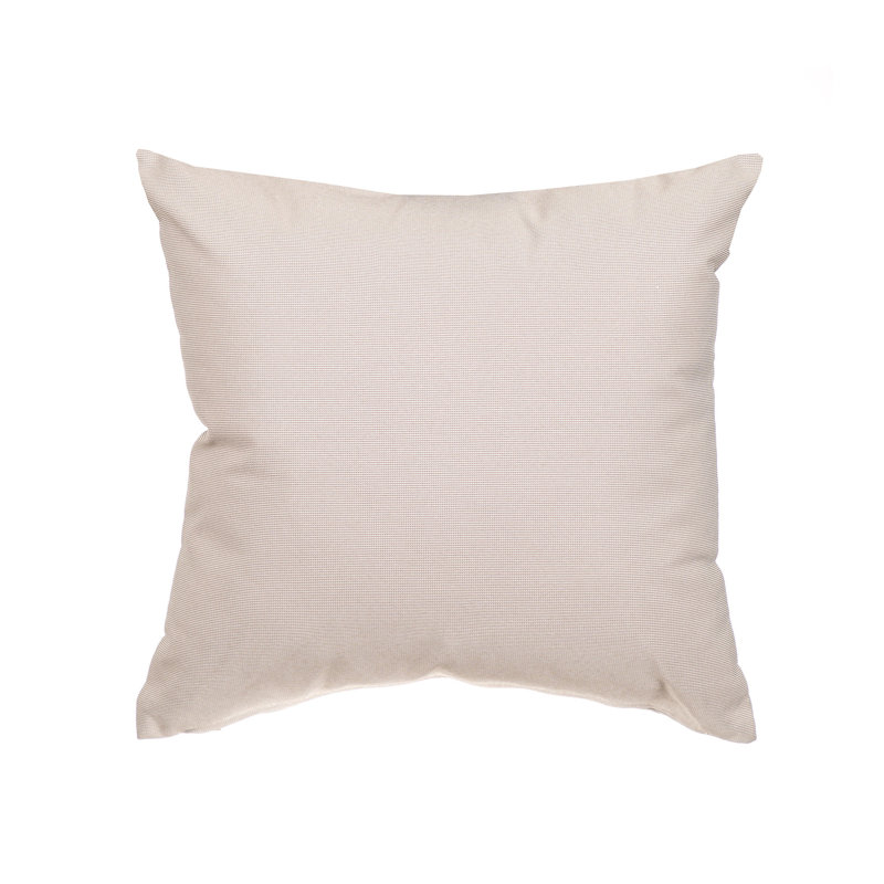 Coussin carré intérieur / extérieur Soleil, Beige