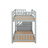 Twin Over Twin Floor Bunk Bed-1709408811