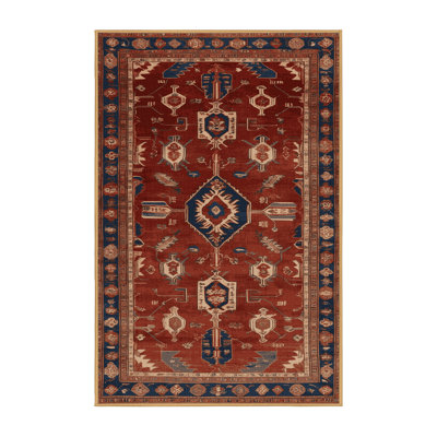 Machine Washable Persian Brown Area Rug