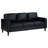 Farallone Black Track Arm Sofa