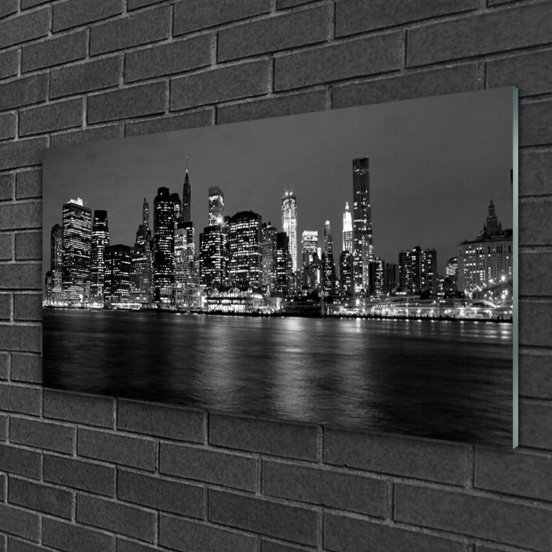 Houses City - Unframed Photograph on Glass