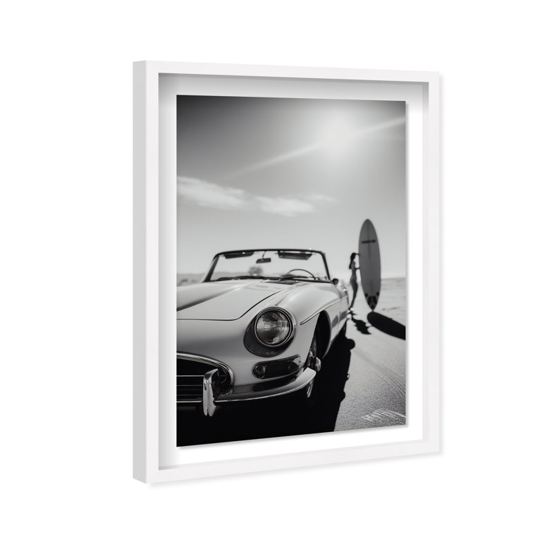 Coast Drift Print by Oliver Gal, 17.5"H x 25.5"W, White Shadowbox