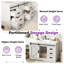 Meuble-lavabo simple lavabo Chiara de 48 po, style ferme, blanc-1278055858-1290736619