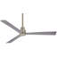 52" Simple 3 - Blade Outdoor Standard Ceiling Fan with Remote Control-37926819