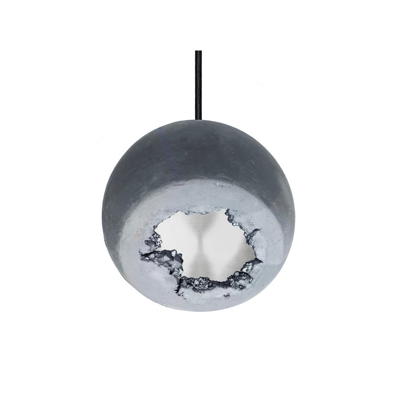 8 - Light Chandelier, 120" H x 24" W x 24" D, Black, Matte Gray/Silver