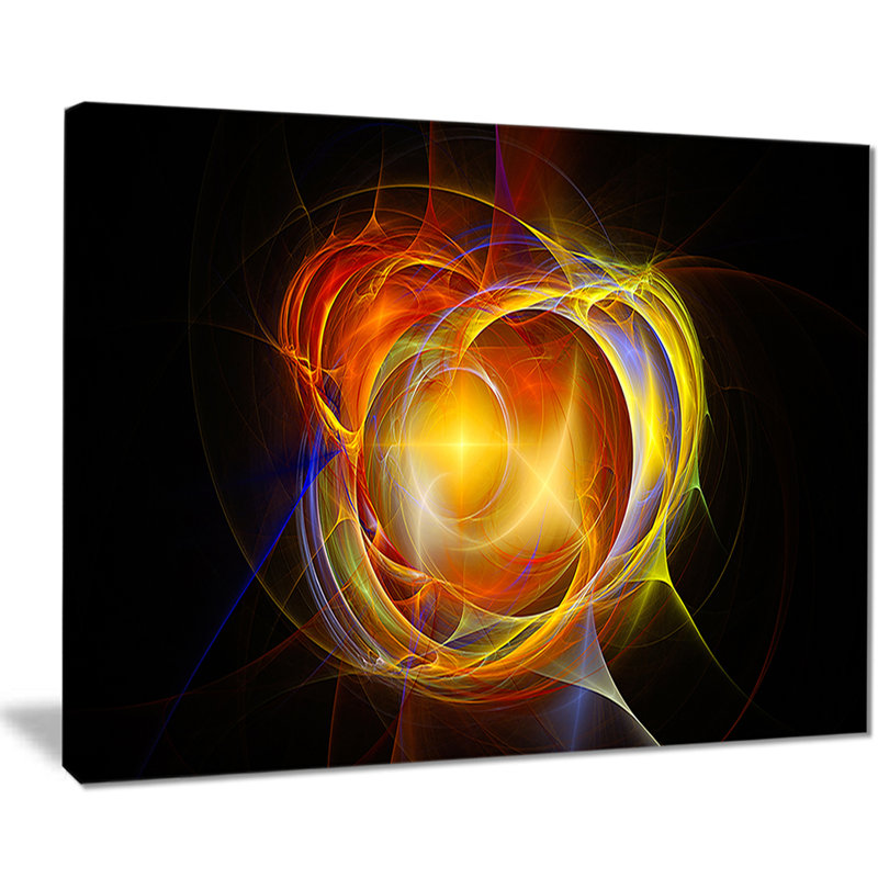 «Supernova Explosion in Black», impression sur toile, H 20 po x l 20 po x P 1 po
