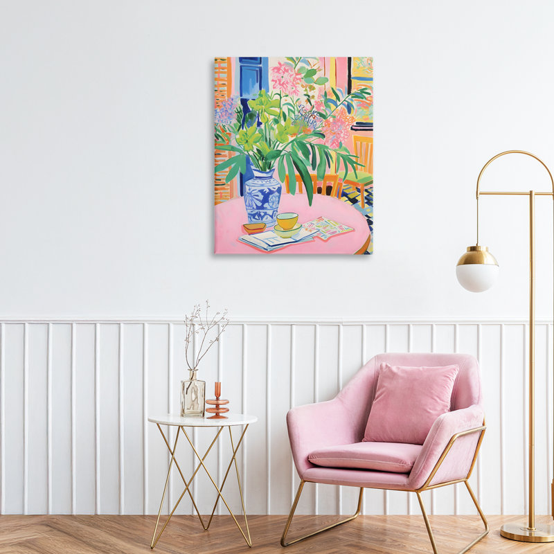 Fleurs à la table, design par Creative Studio, H 20 po x l 16 po