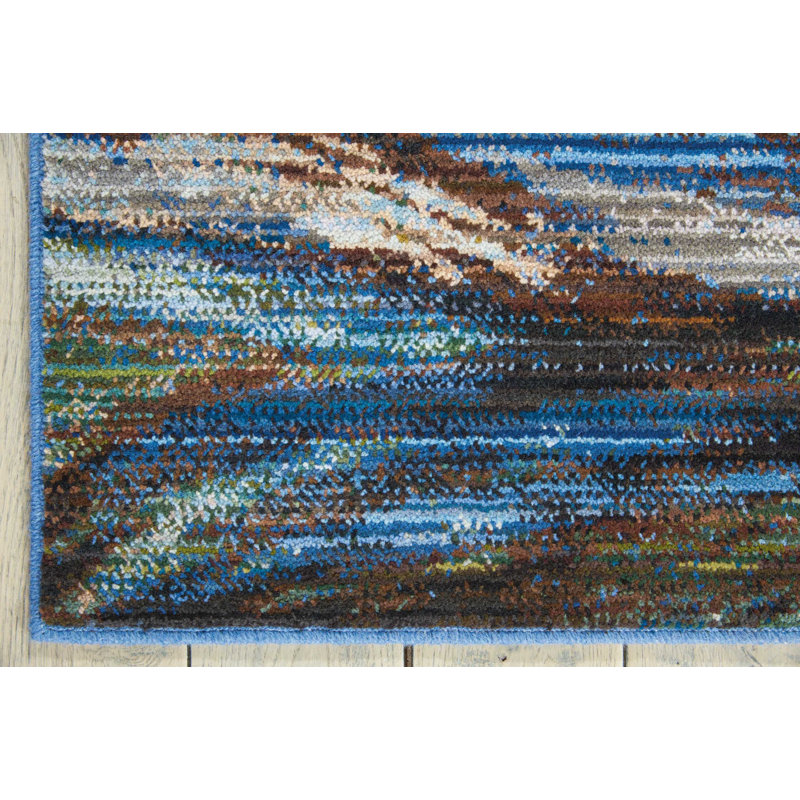 Ostby Abstract Indoor Rug, Rectangle 8'6" x 11'6"