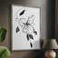 Wild Clematis I, reproduction encadrée - bois massif 47066-1348940513