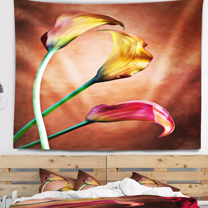 Zantedeschia aethiopica tapisserie Floral, H 32 po x l 39 po