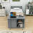 Twin Three Drawers Wood Platform Bed with Desk,Built-in Trundle and Storage Shelf-790077832