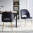 17.71'' H Velvet Upholstered Side Chair-692665375