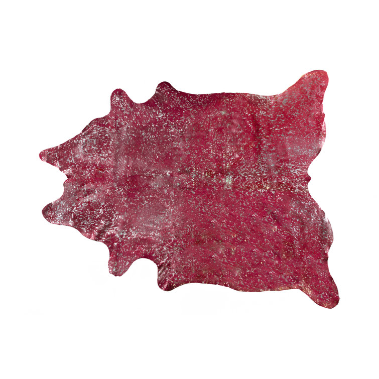 Tapis rouge / argenté Houchin