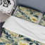 Ensemble de housse de couette à motif floral jaune et vert Ikat Haven-1806918776