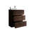 24" Bathroom Vanity In Walnut - Stylish With Massive Storage And Silent Performance Modern Feature Abundant-800925916-800925913