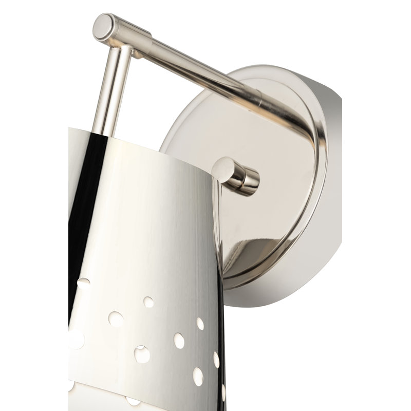 Maille Armed Sconce, Polished Nickel