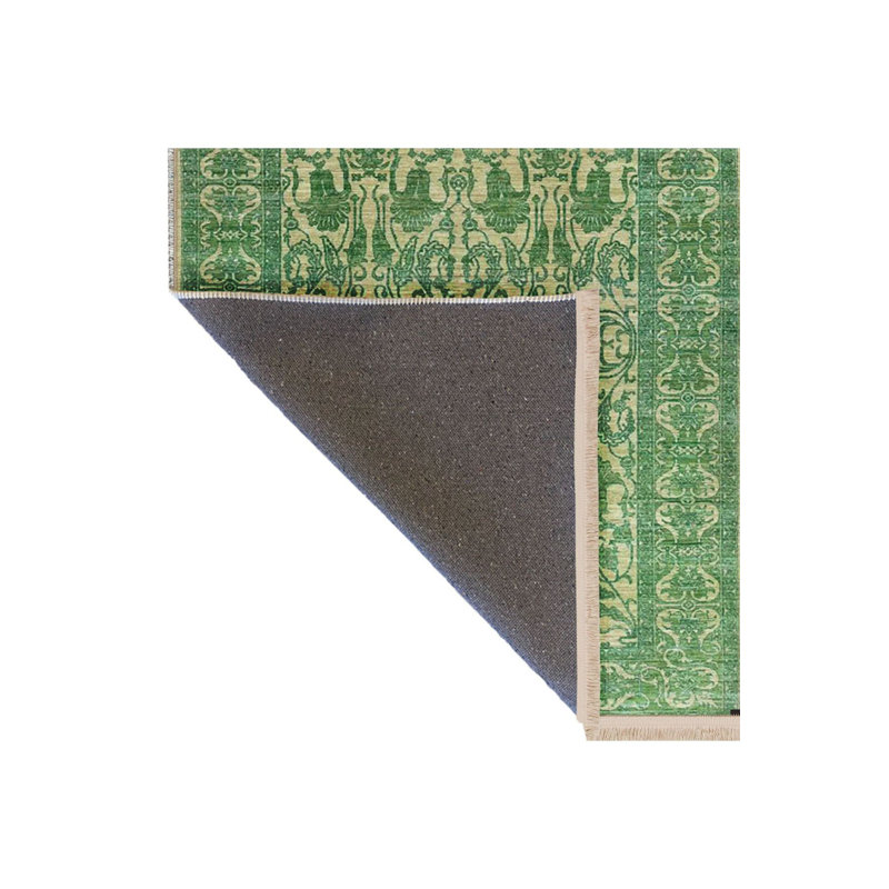 Tapis à motif décoratif lavable, Tapis de couloir 2 pi 6 po x 6 pi 7 po inclus