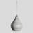 Jerry 1-Light Gray Concrete Pendant