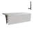 Streamline 60 in. x 30 in. Acrylic Left-Hand Drain Alcove Bathtub in Glossy White With External Drain-101699501