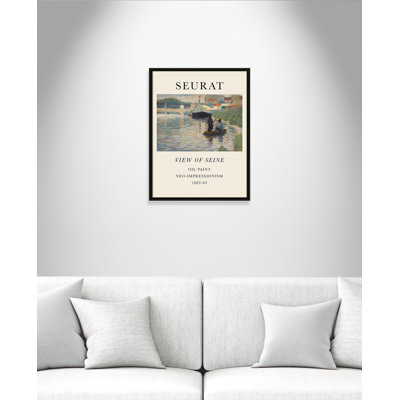Old Masters Collection "View of Seine" Print