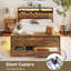 Structure de lit avec repose-pieds avec rangement et 2 tiroirs-114396328-114396329