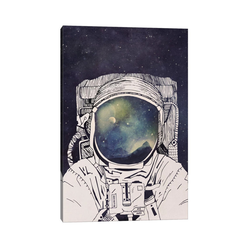 Dreaming Of Space, Wrapped Canvas, 20.32 cm H x 30.48 cm W