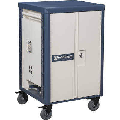 42.79'' H x 26.41'' W 1 Laptop/Tablet Storage Cart with Wheels