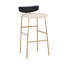 Tabouret de comptoir Lorelei - crème Dillon / noir Dillon-1576382812-1576382813