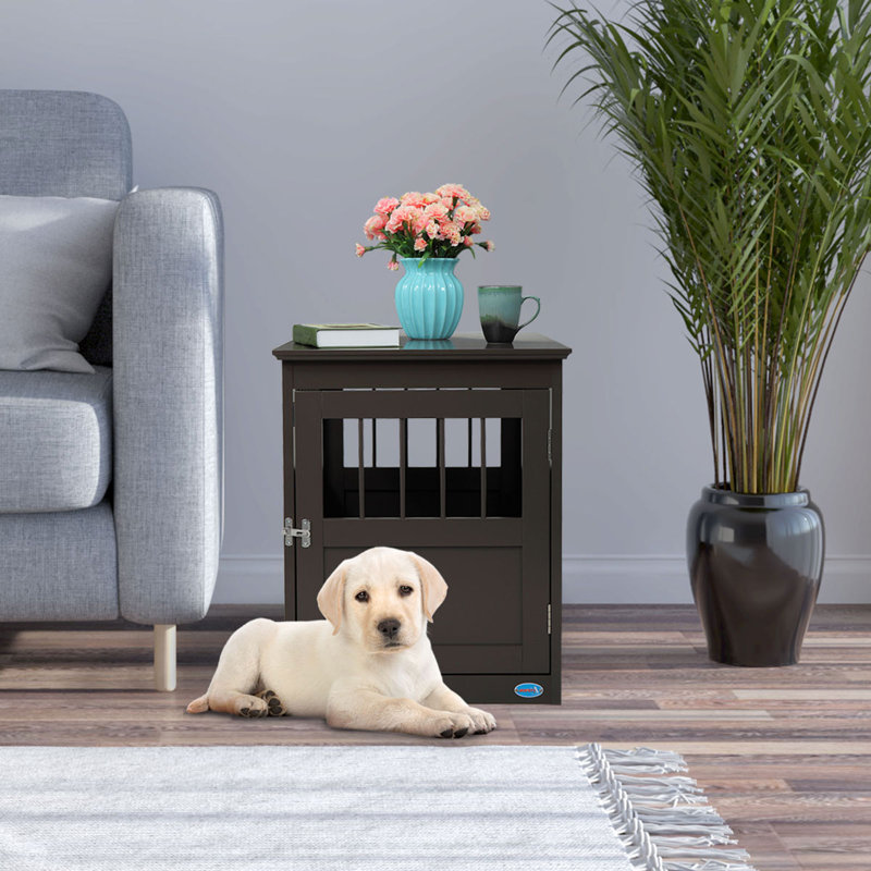 Cage pour chien - brun café