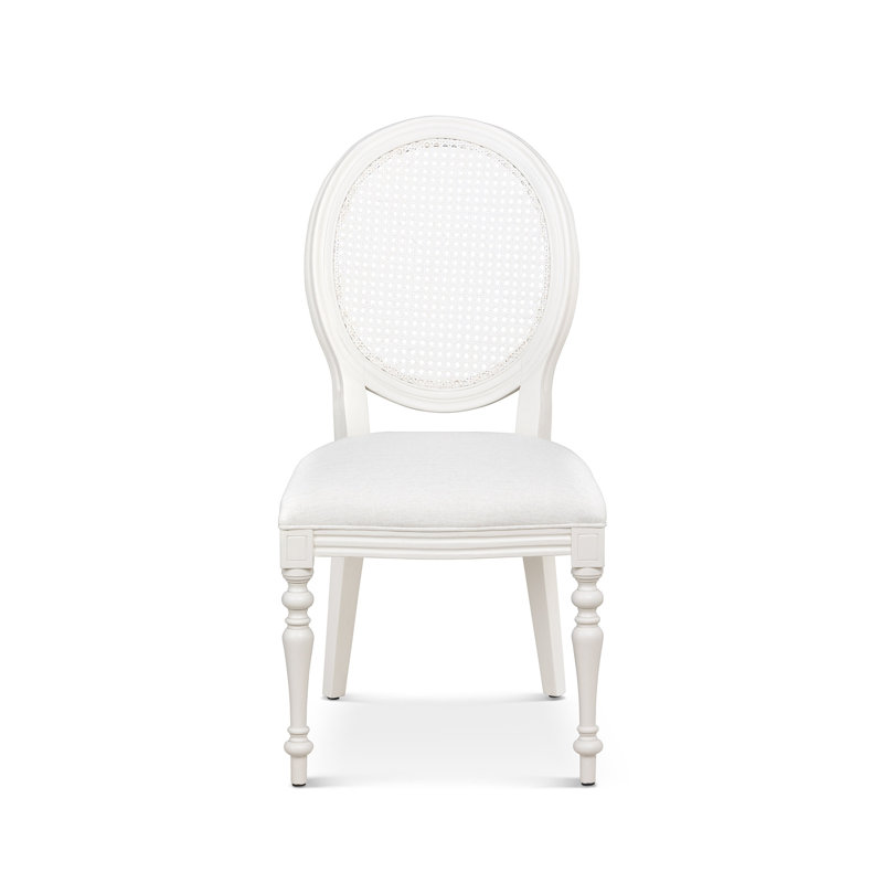 Upholstered Dining Chair, Whitewash
