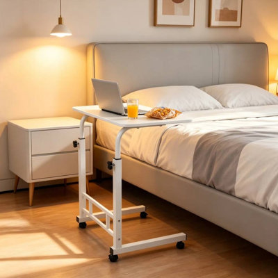 Bureau debout réglable blanc