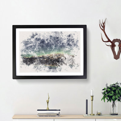 Northern Lights over in Canada - Framed Print