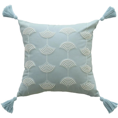  Housse de coussin floral en coton