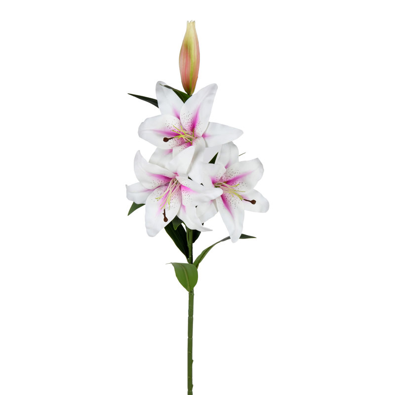 Brume de lis artificielle 36 "36", Blanc, rose