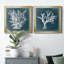 Azure Coral I - ensemble de 2 cadres photo sur toile-1002306478-1002306471